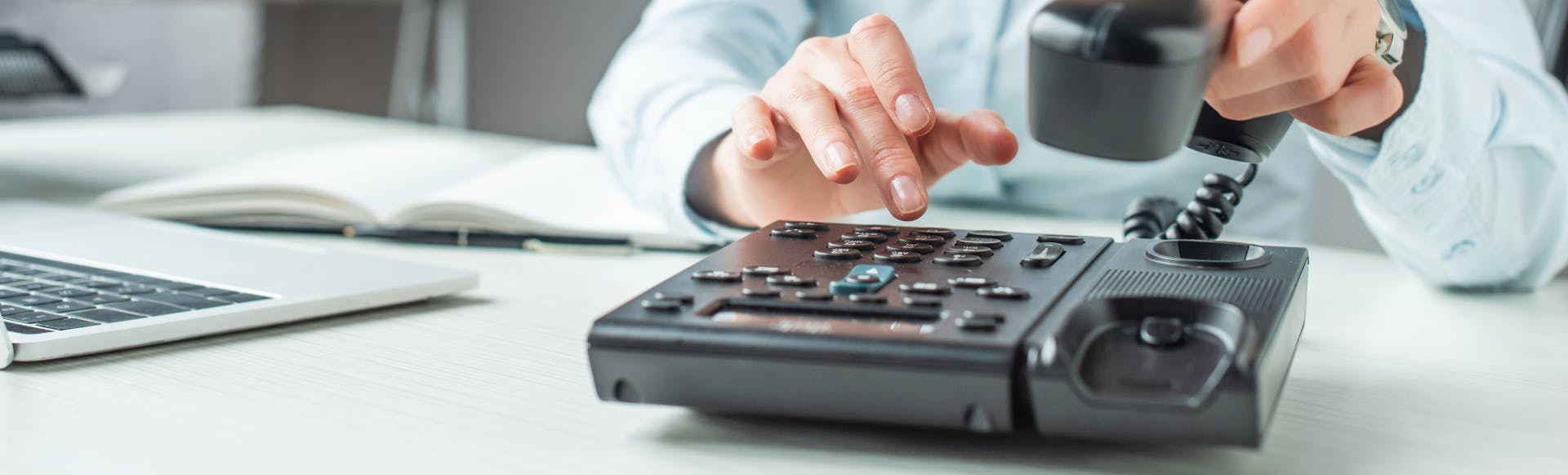 telephone banking support banner