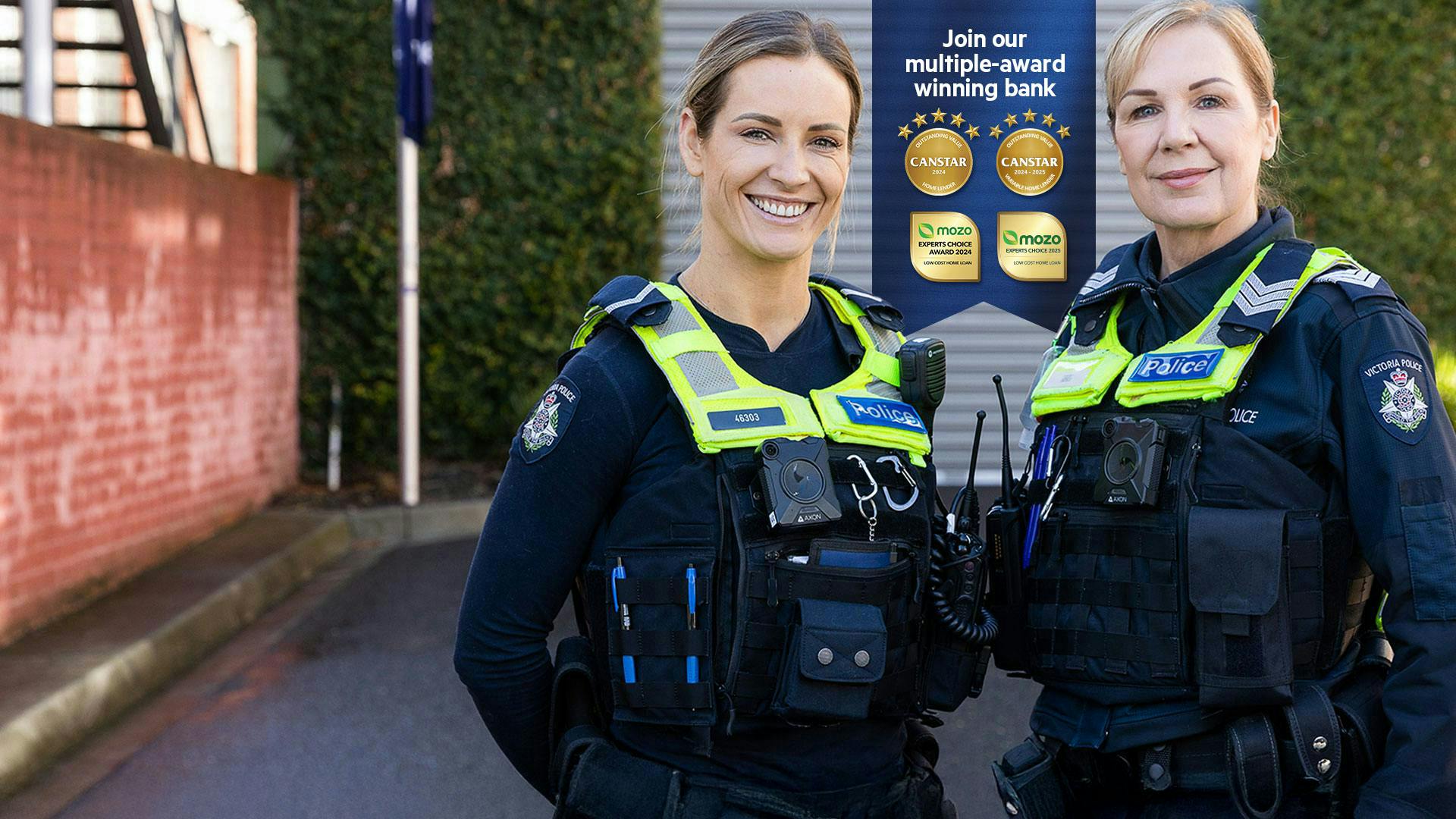 BankVic - award winning bank for police, emergency and health workers
