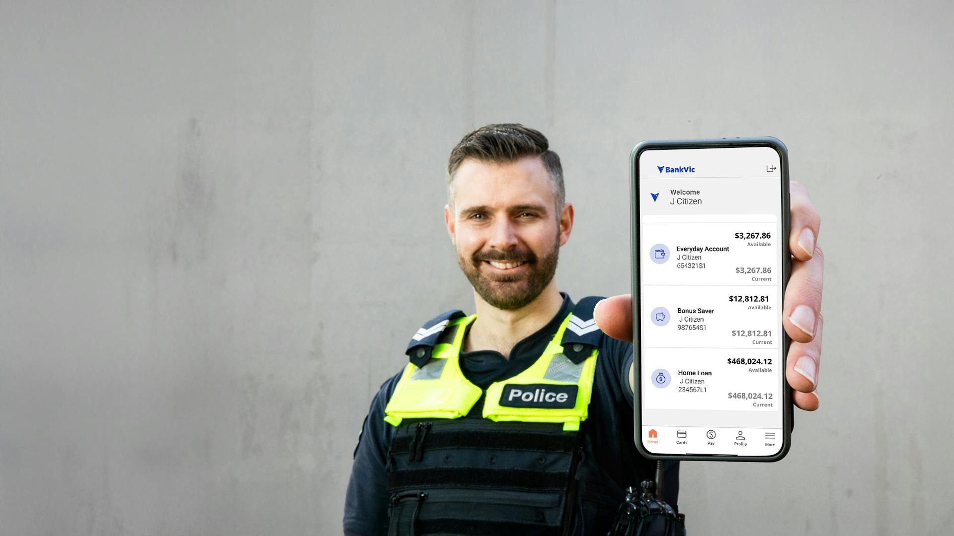 BankVic app banner