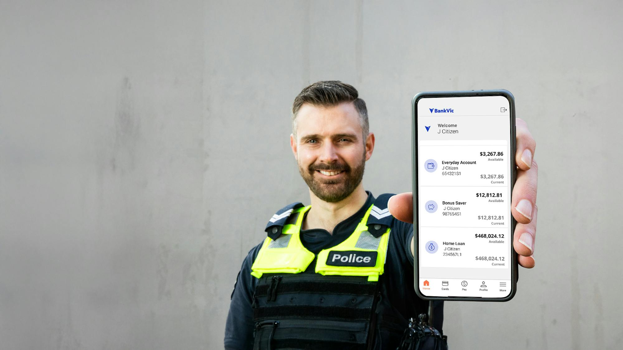 BankVic app banner