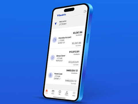 BankVic app faqs mobile banner