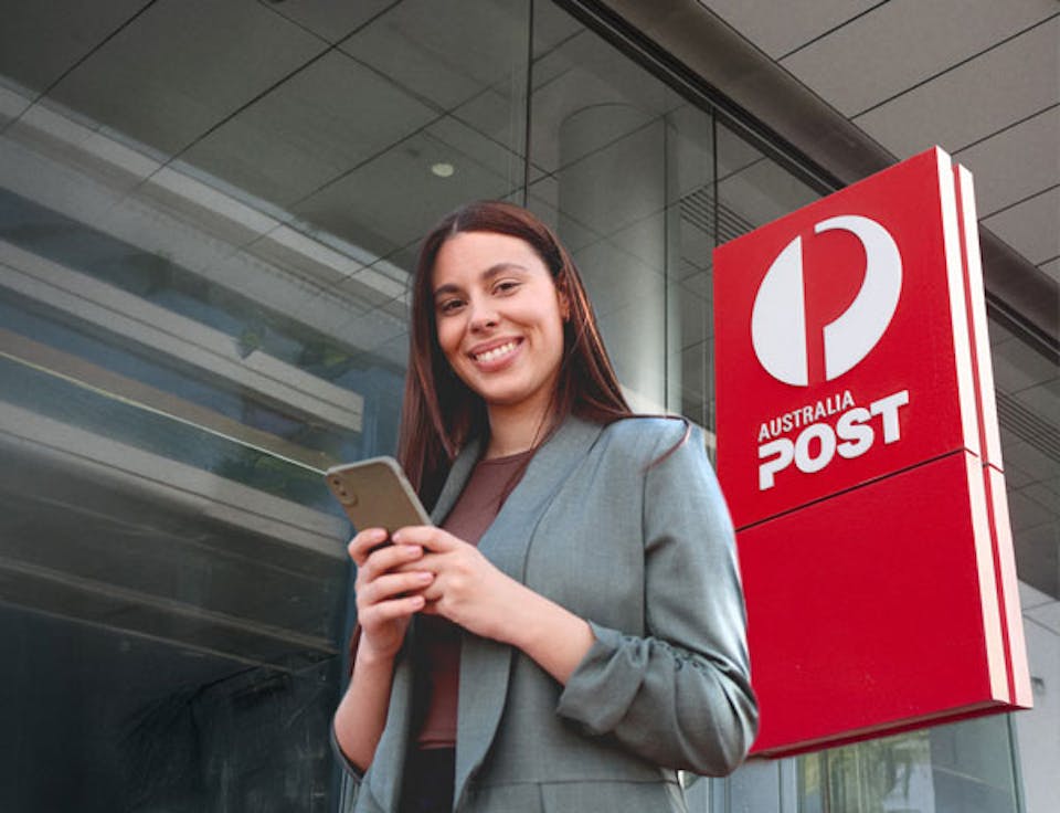 Australia post mobile banner