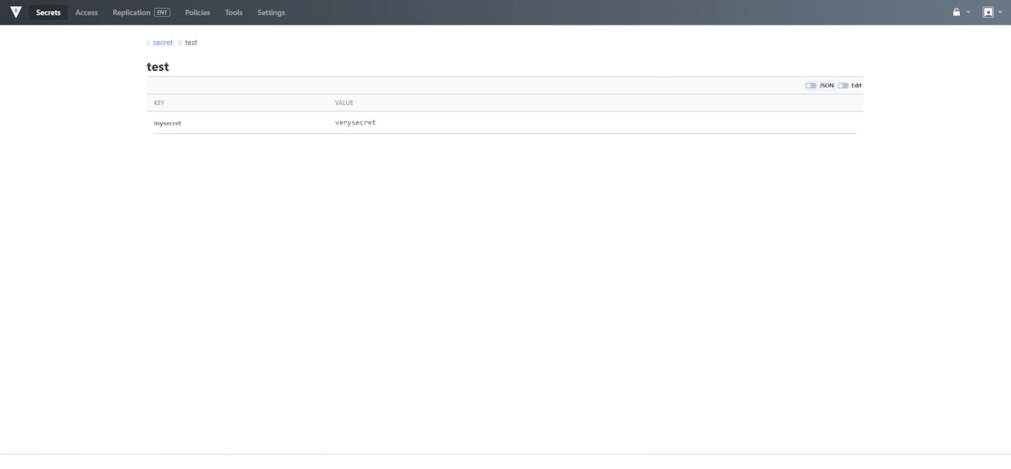 Vault OSS UI Introduction