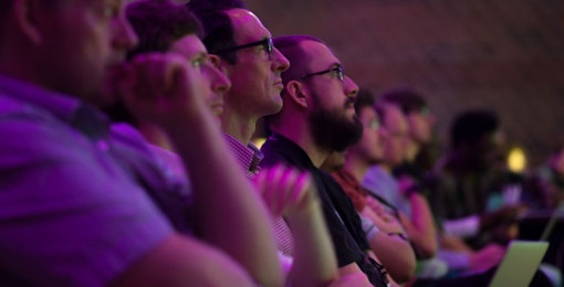 Audience at HashiConf 2017.