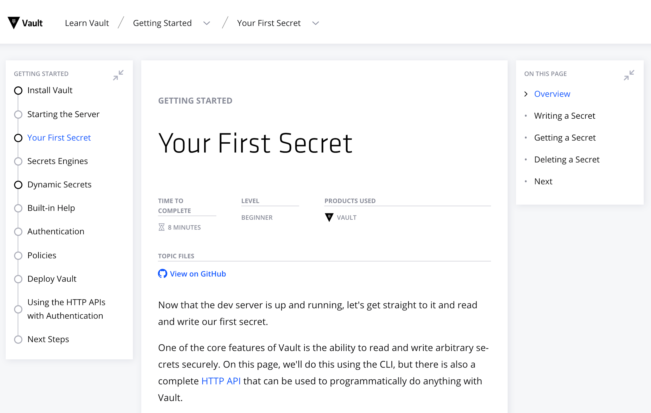 Announcing the HashiCorp Learn Platform for HashiCorp Vault