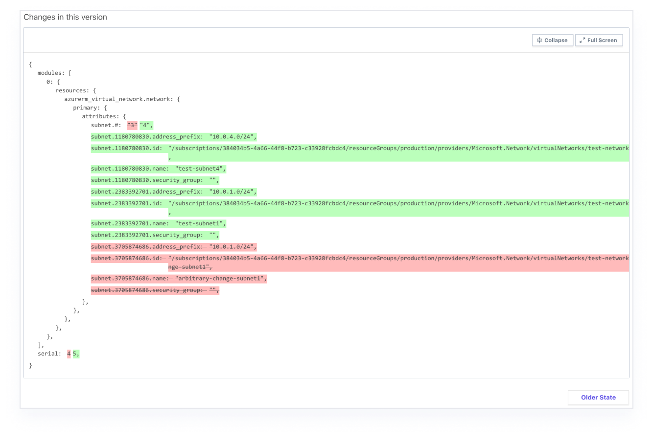 Infrastructure State