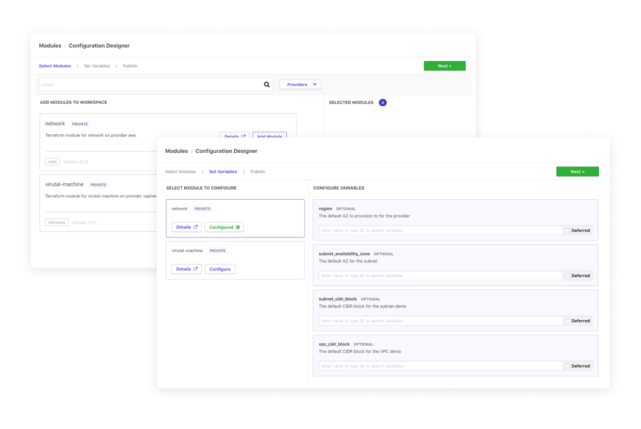 Hashicorp Terraform Self Service Infrastructure
