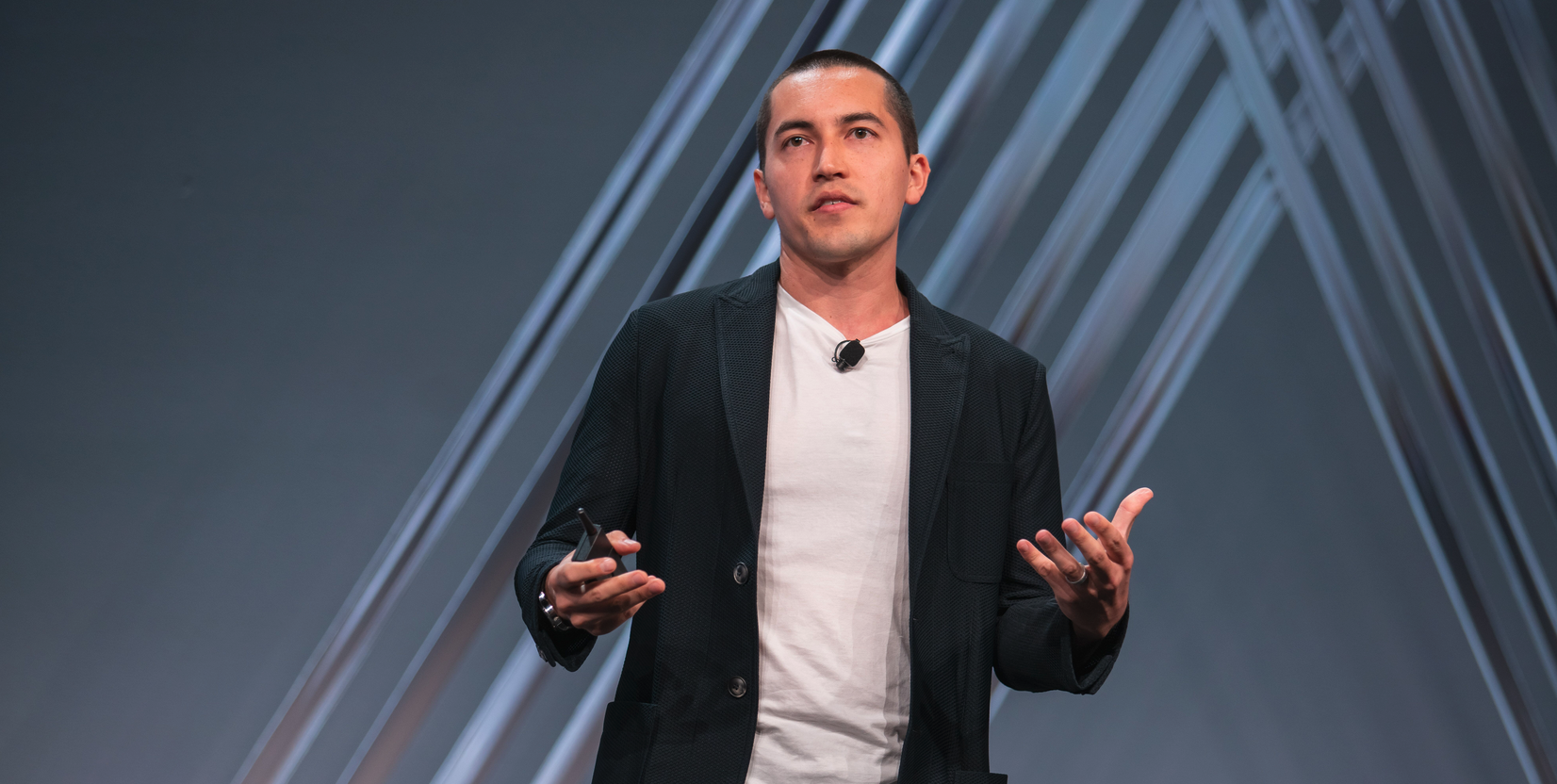 Mitchell Hashimoto at the GitHub Universe 2018 Keynote