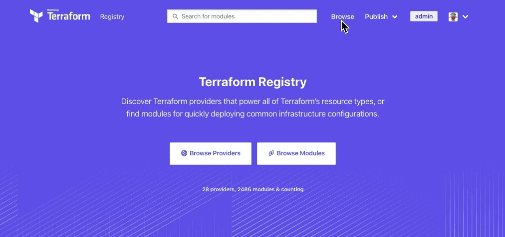 New Terraform Registry