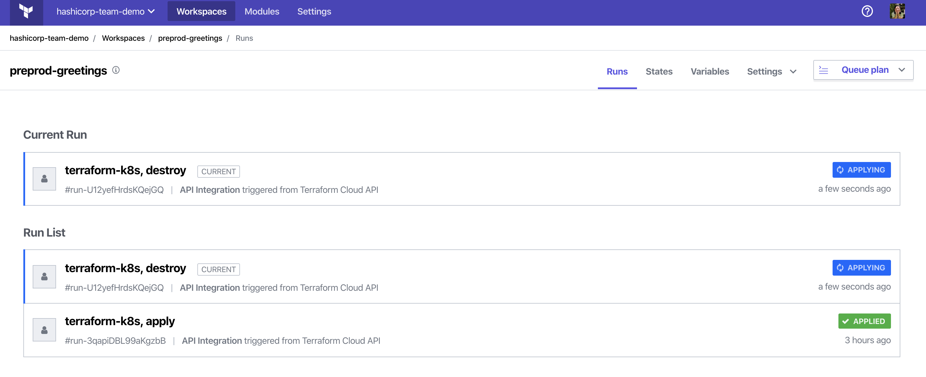 Terraform resources destroyed by Terraform Operator