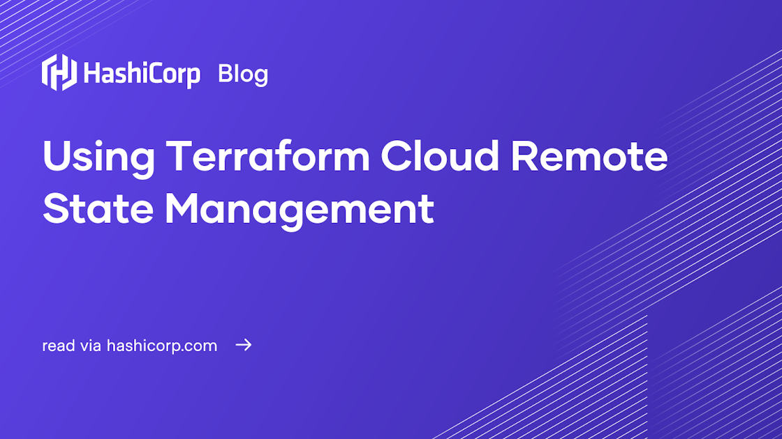 Using Terraform Cloud Remote State Management
