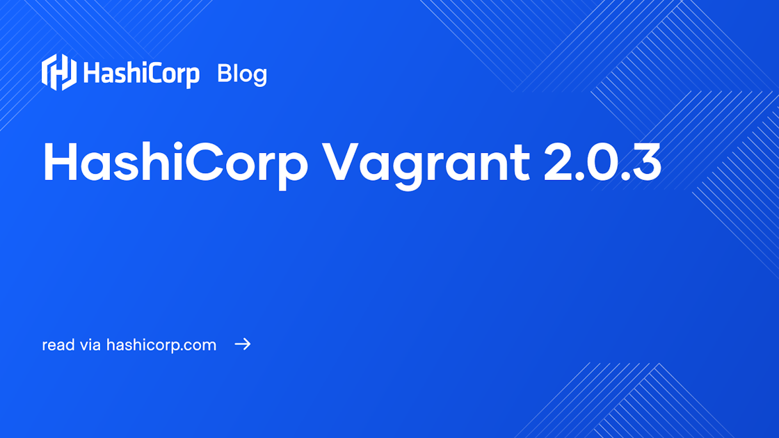 HashiCorp Vagrant 2.0.3