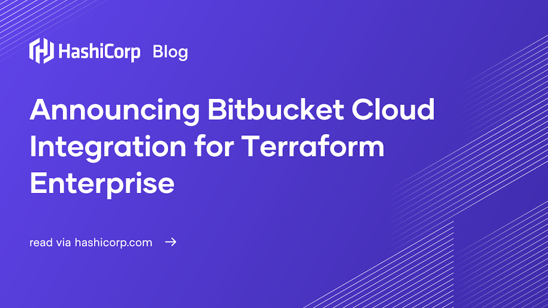 Announcing Bitbucket Cloud Integration for Terraform Enterprise