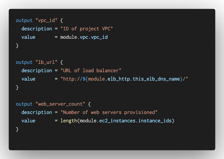 New Terraform Tutorial Terraform Outputs