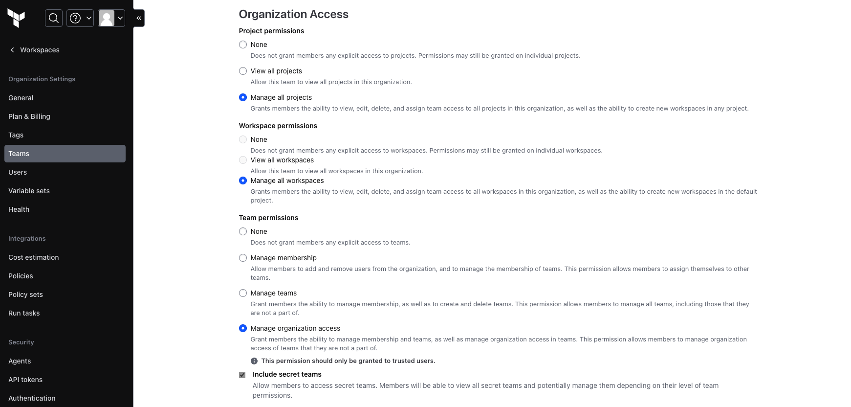 Terraform improves permissions management for teams