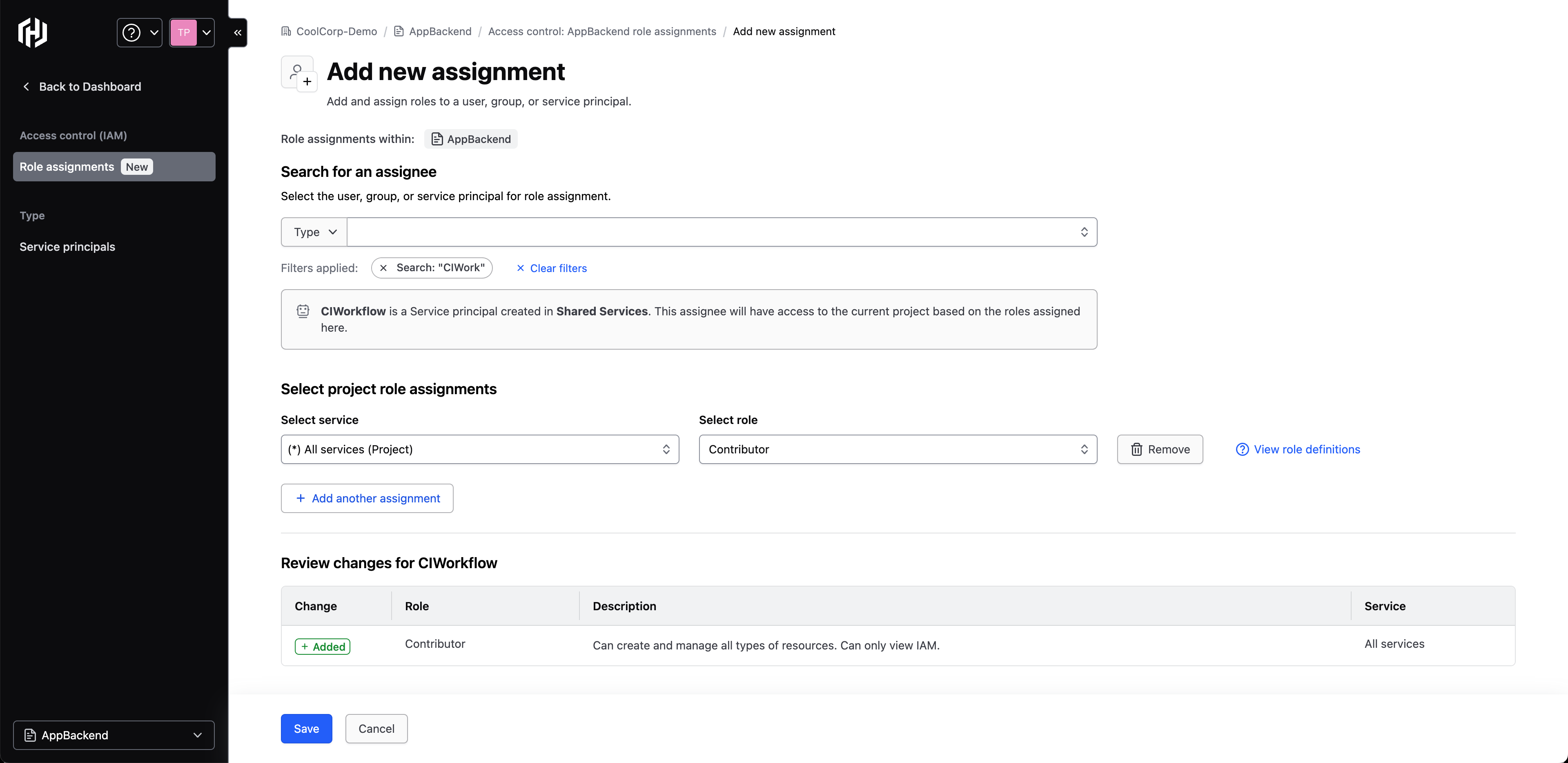 Assigning