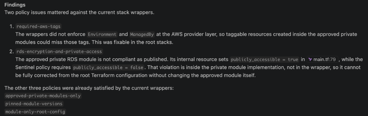 MCP server response