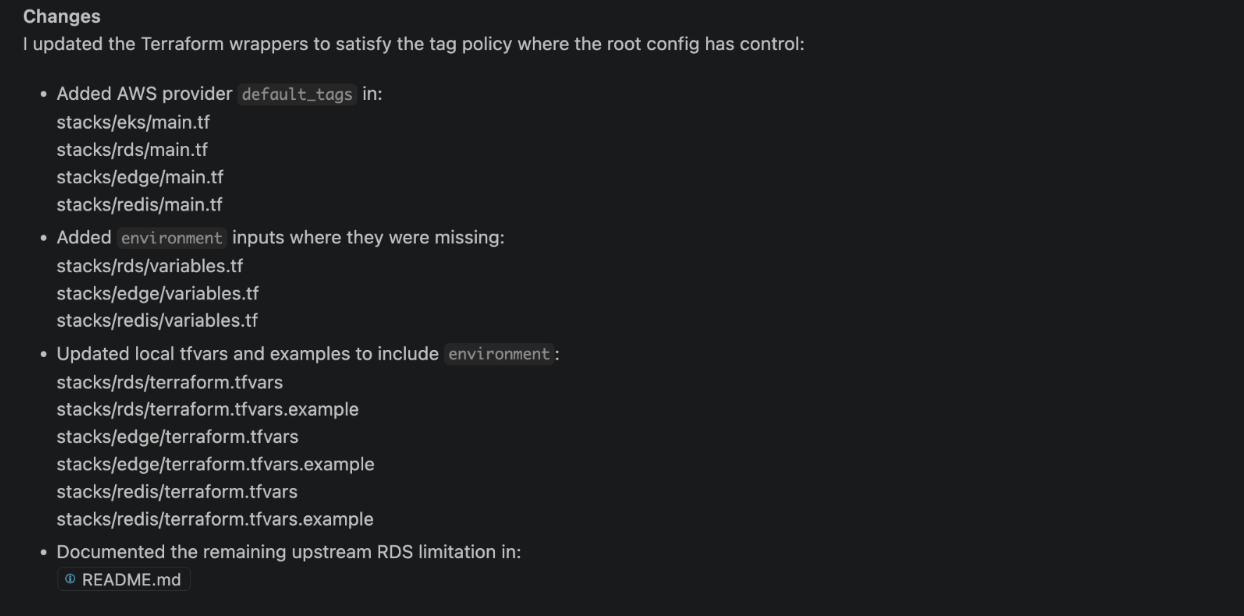MCP server response