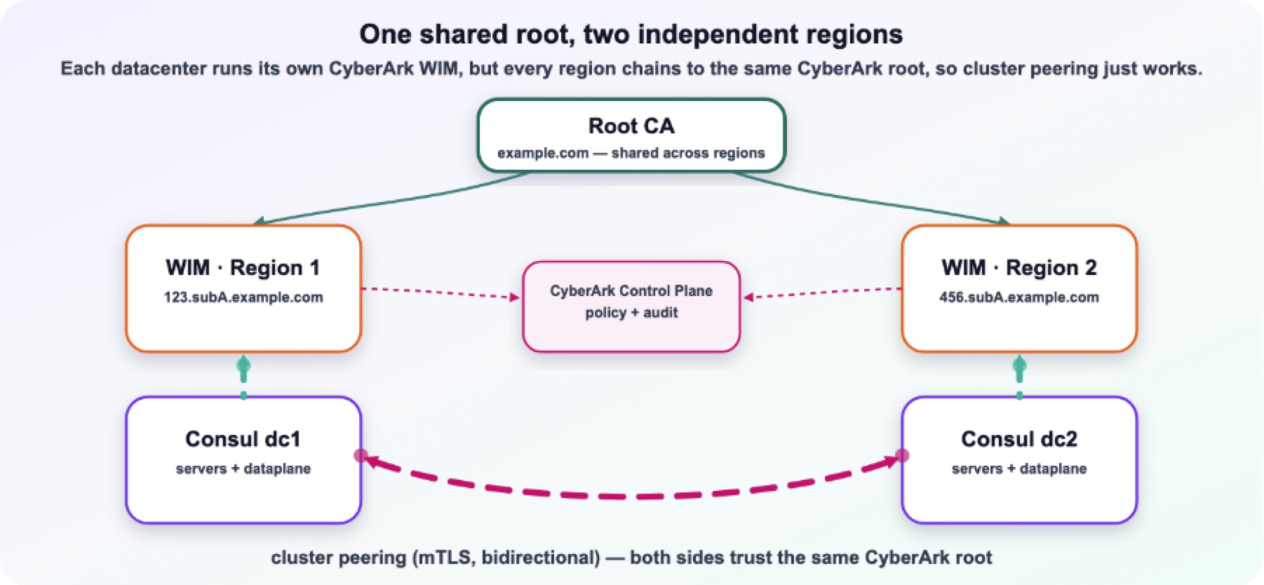 One shared root