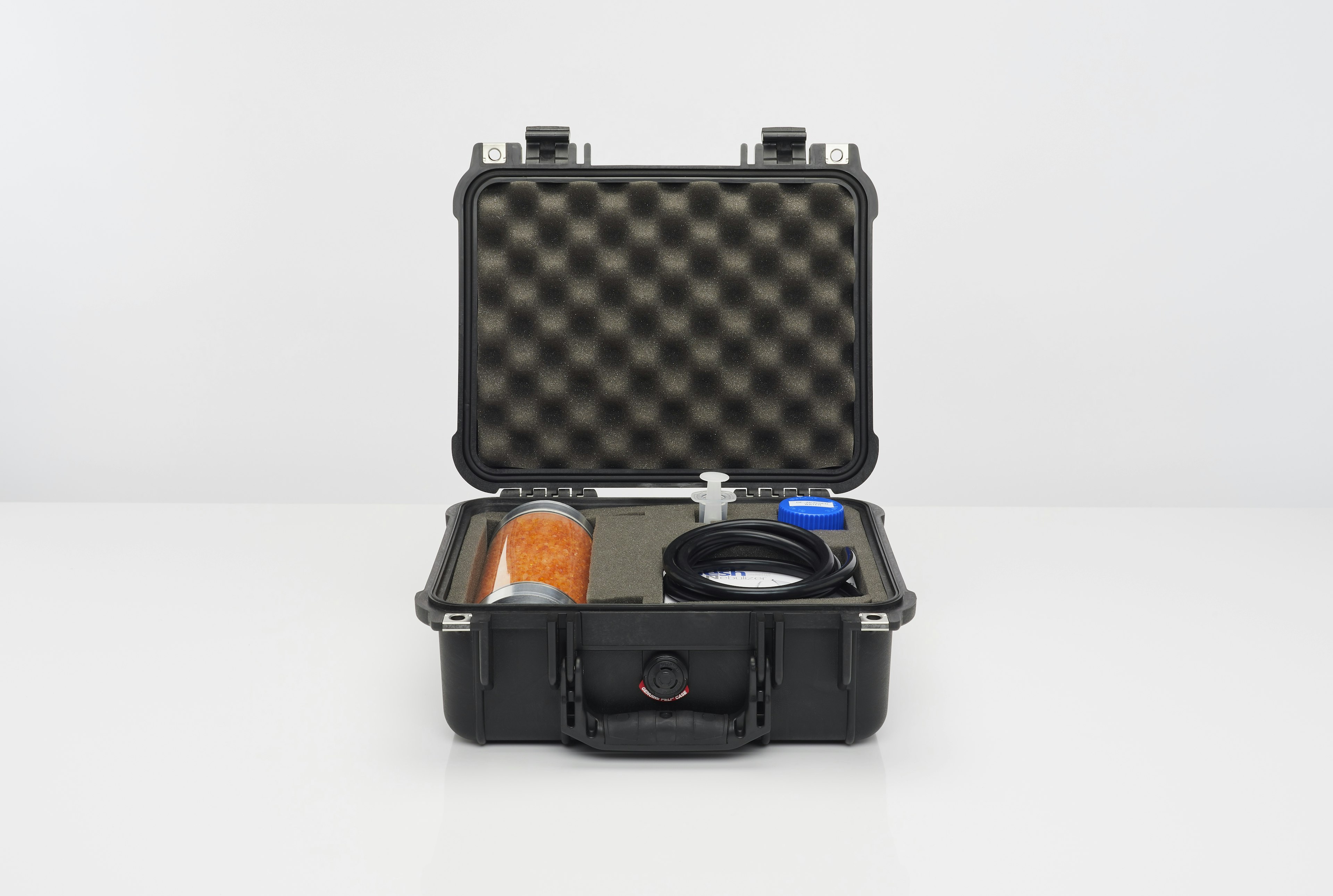 Cambustion particle size check kit in hard case