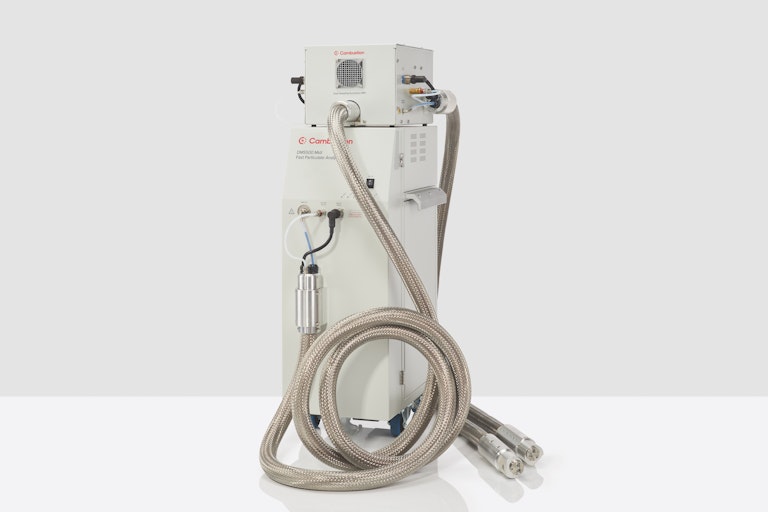 Cambustion Dual Sampling Accessory (DSA) on top of DMS500