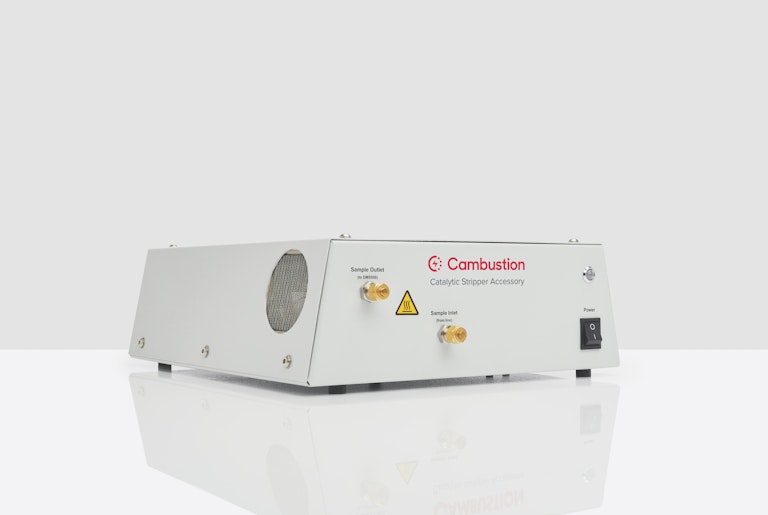 ¾ view of the Cambustion Catalytic Stripper Accessory (CSA)