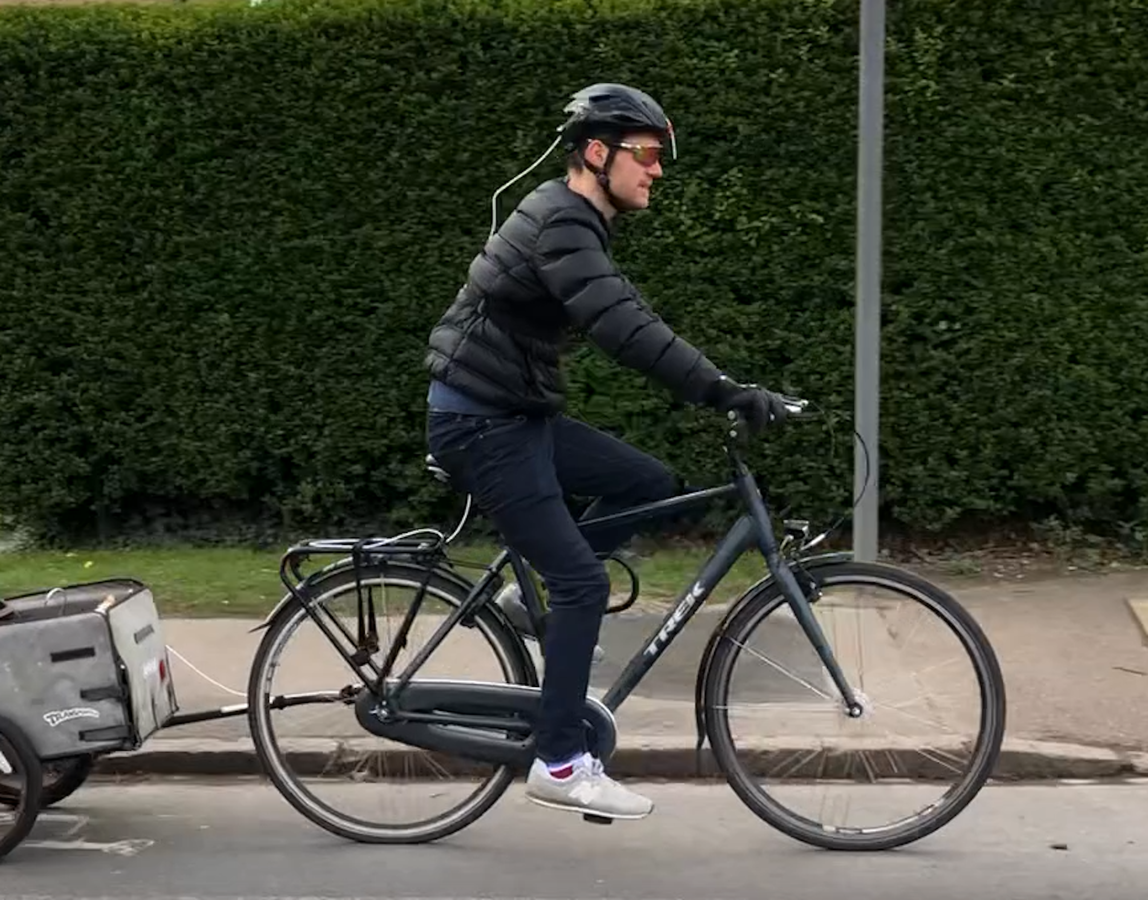 Gas analysis on a bike