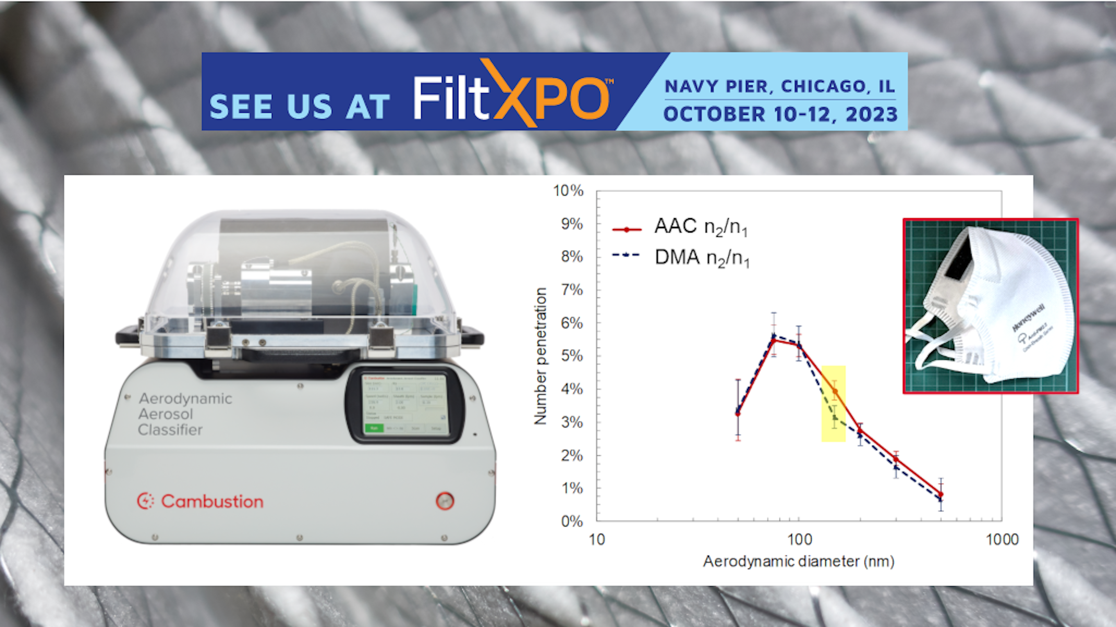 Cambustion at FiltXPO with AAC