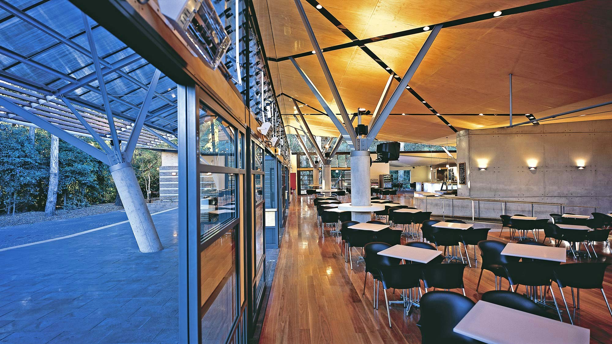 internal dining area