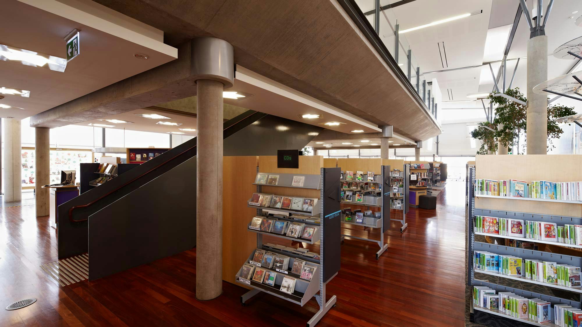library floor
