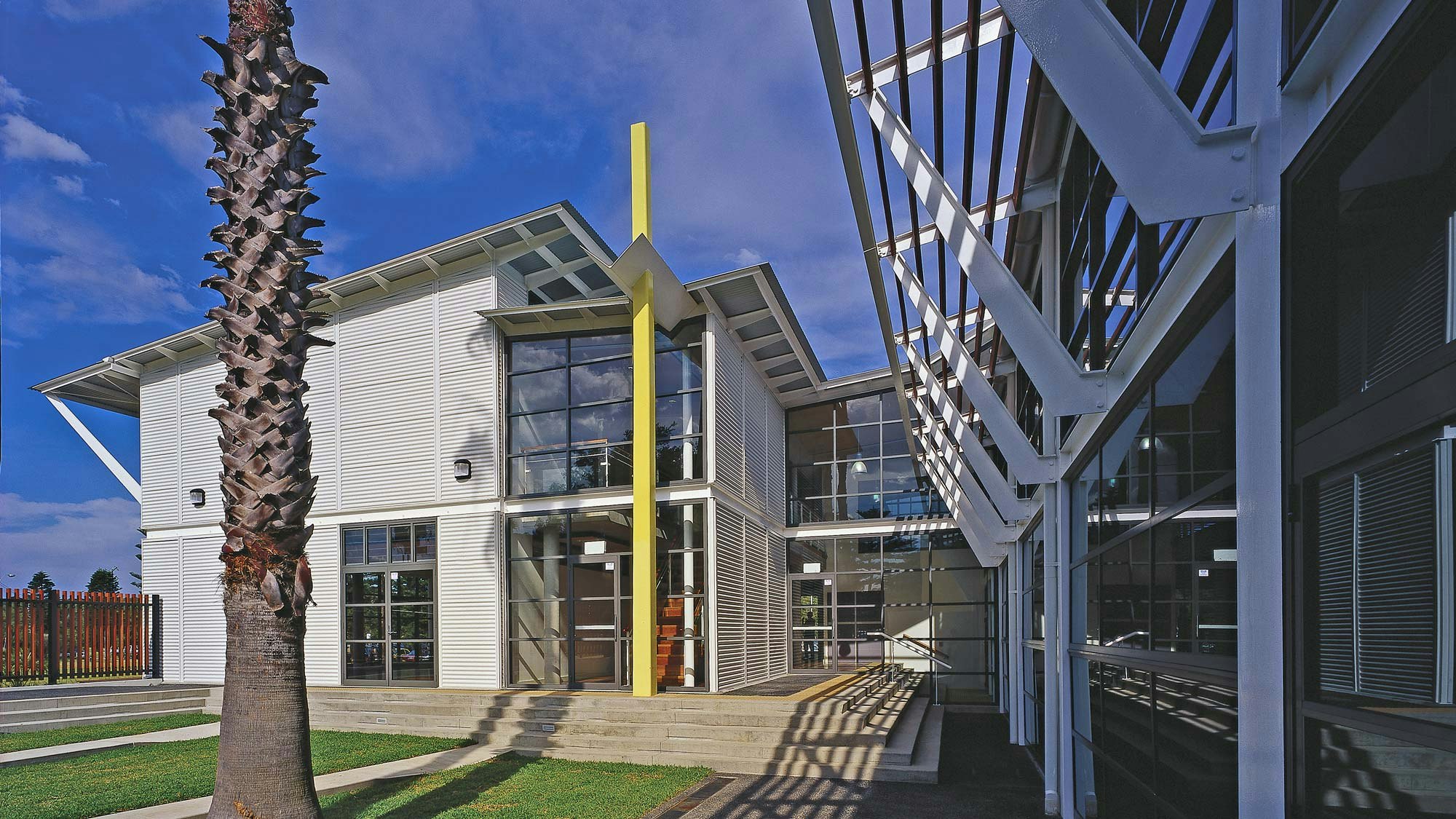 rear courtyard