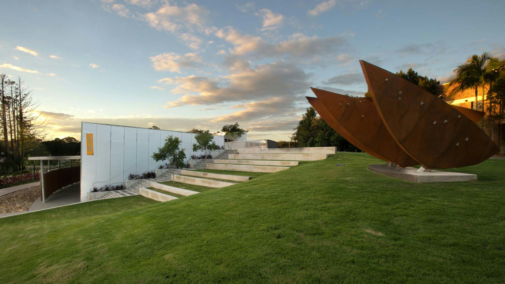 landscape and sculpture