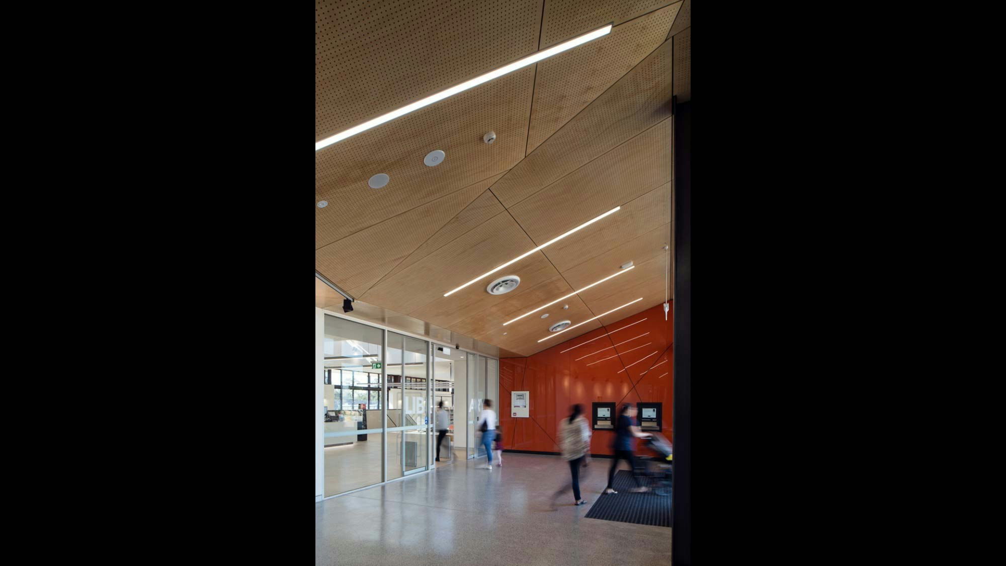 entrance roof detail