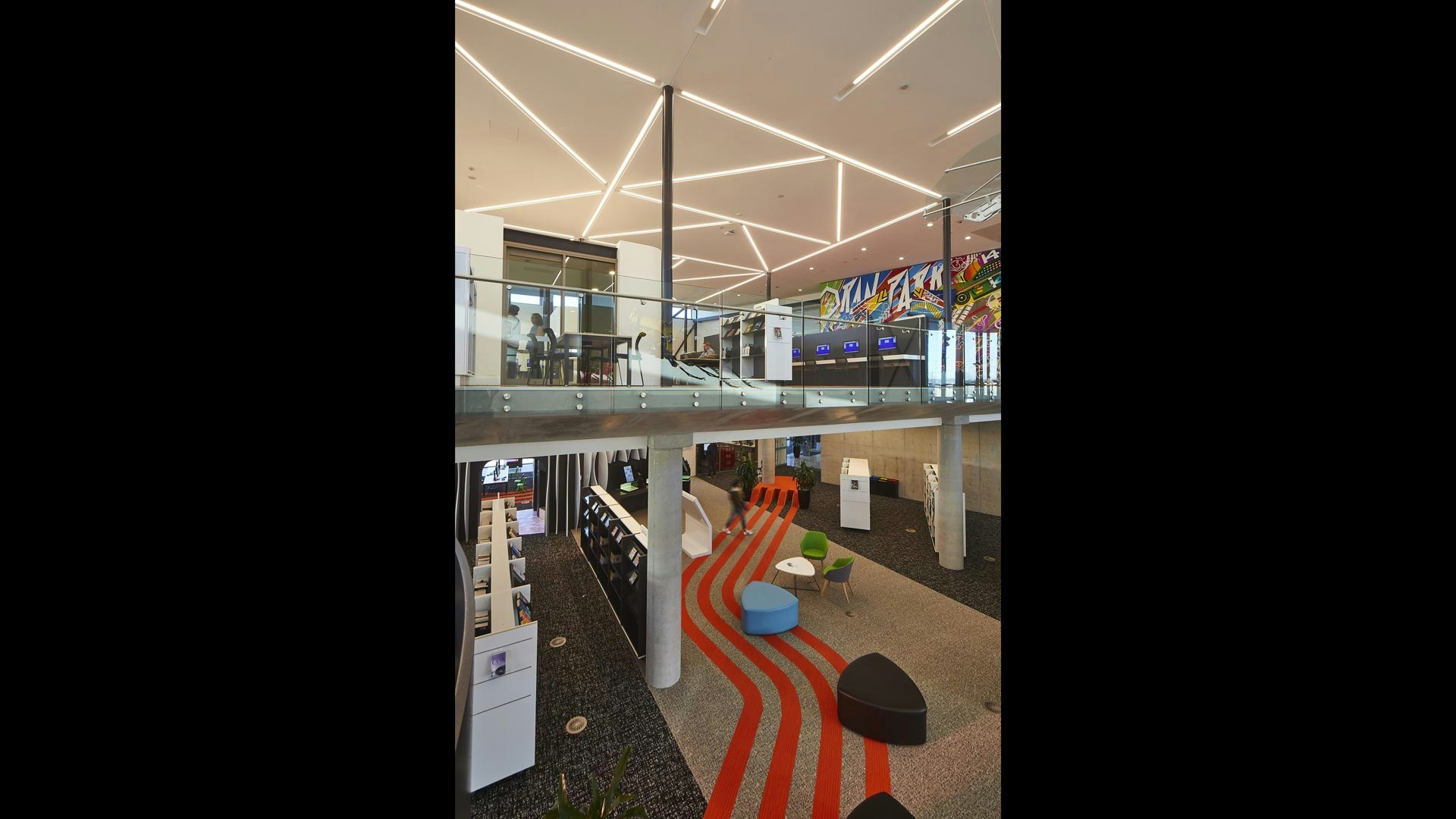 interior of library