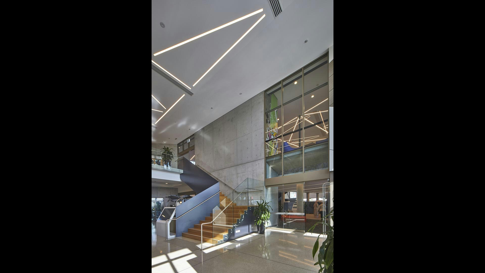 interior shot of entrance