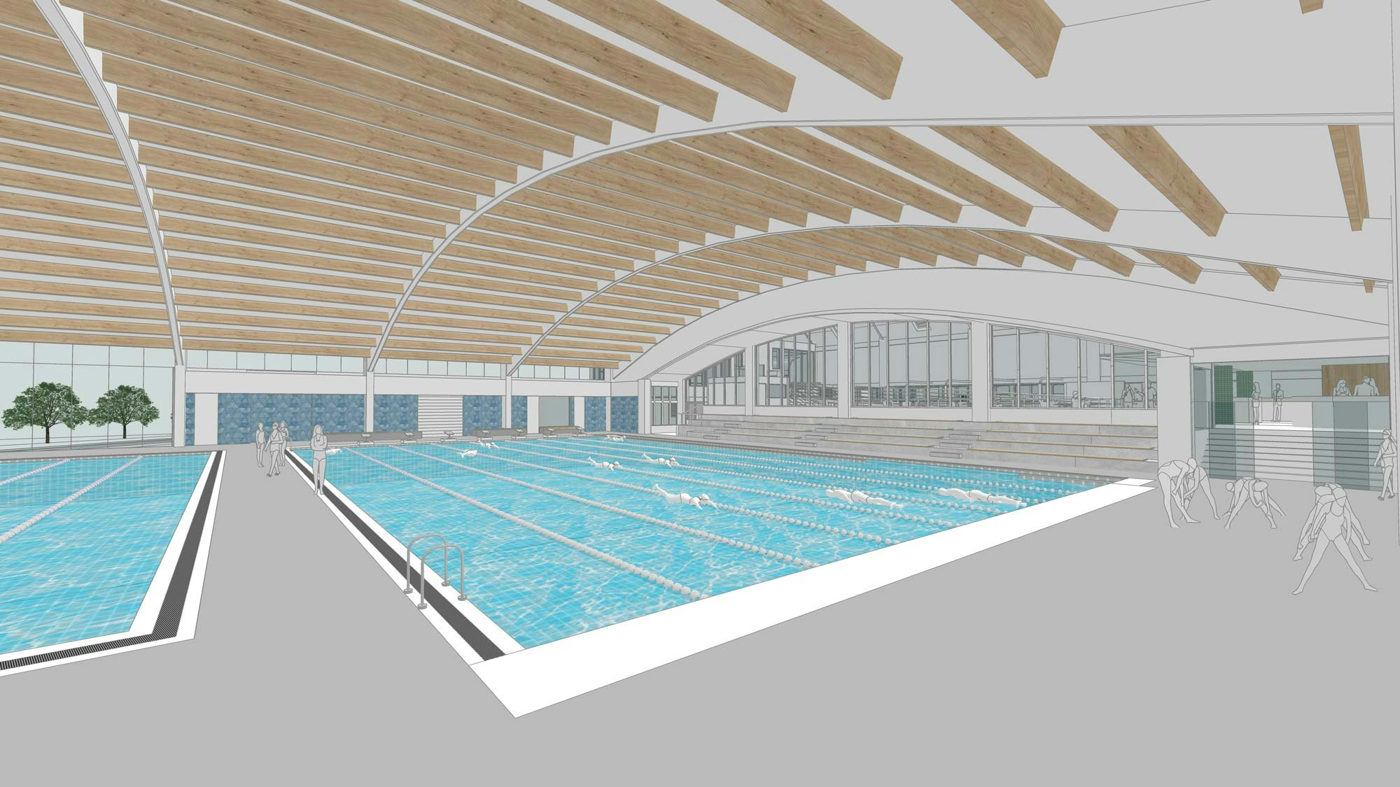 View of pool