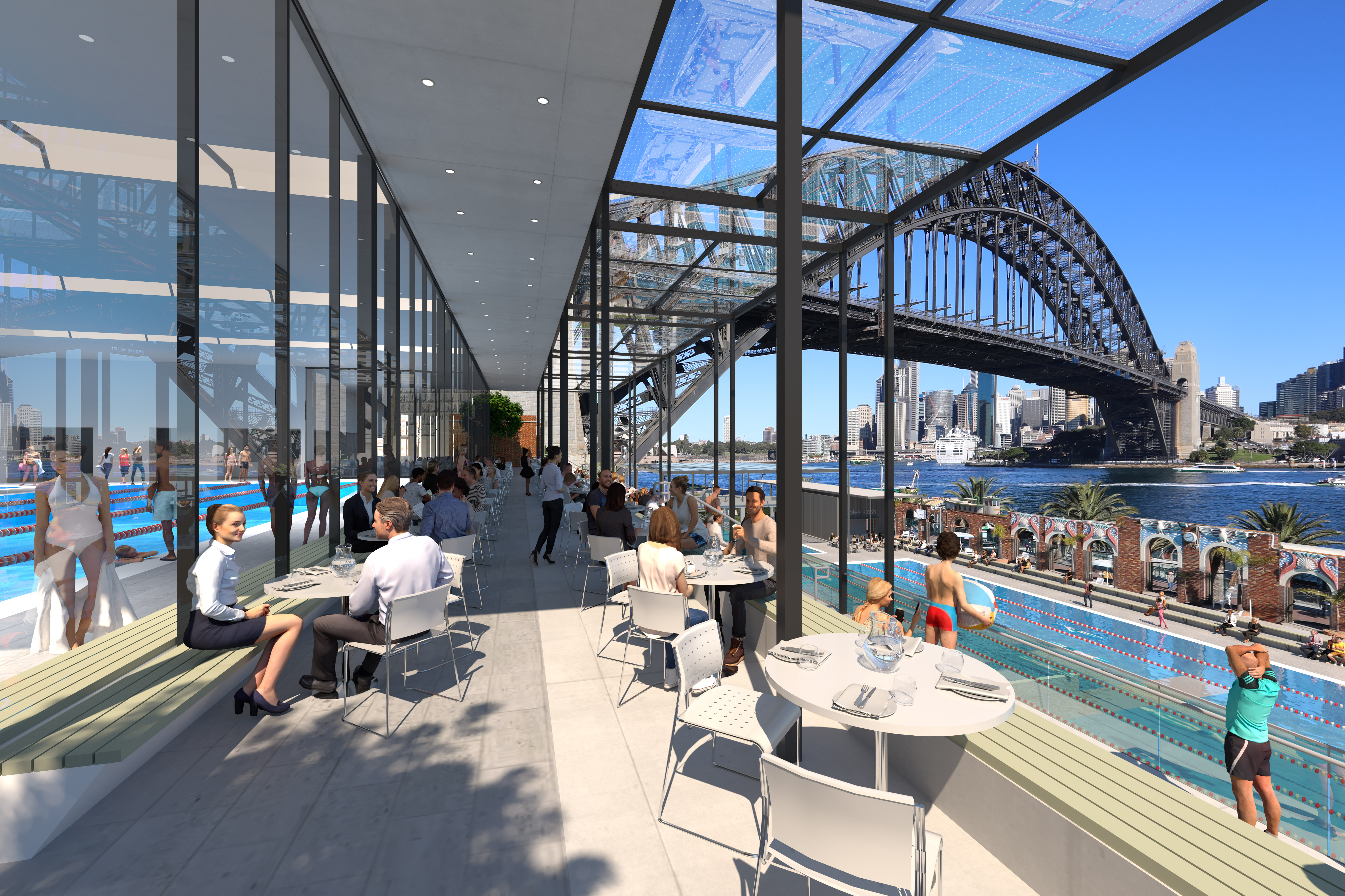 North Sydney Olympic Pool project is under construction