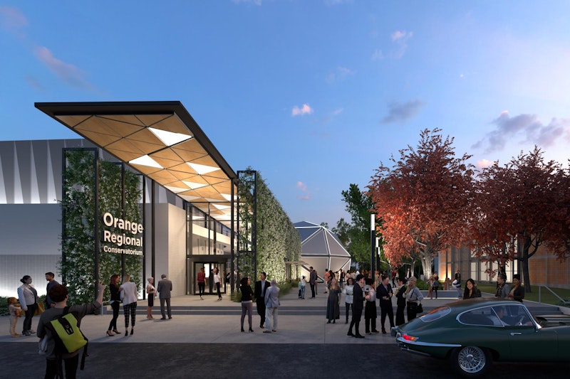 Orange Conservatorium and Planetarium taking shape