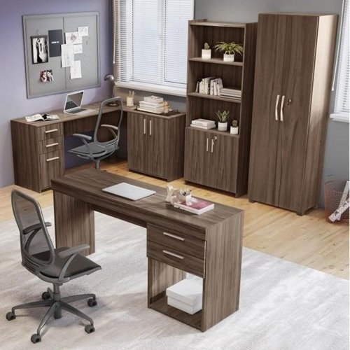 Office Notável Móveis Nogal Trend - Madeira Madeira