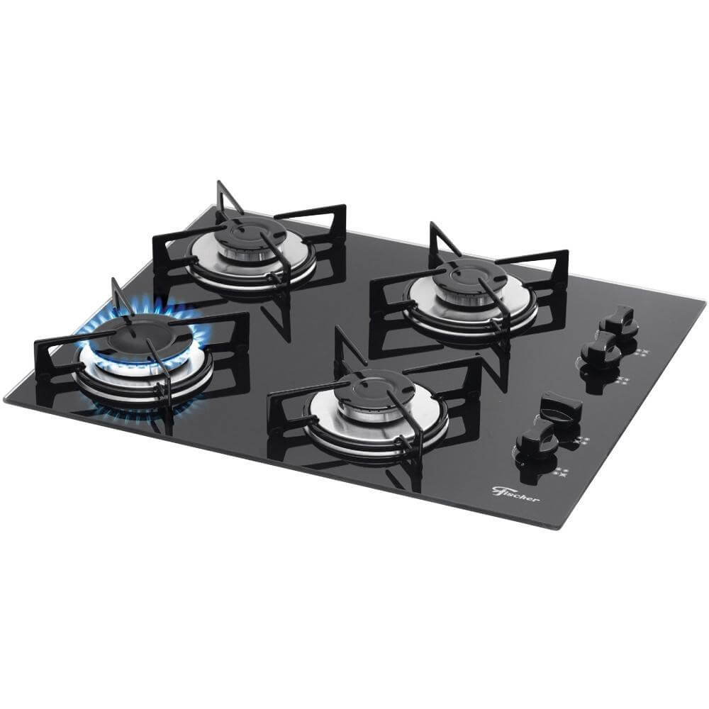 Fogão cooktop Cooktop 4 bocas
