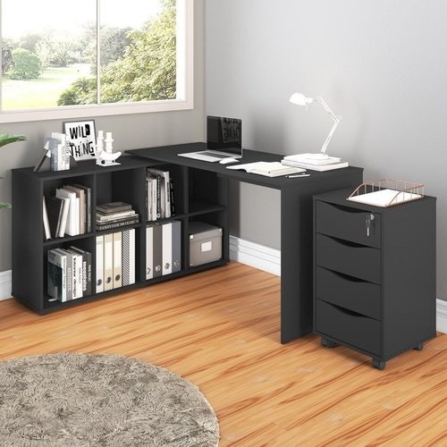 Office Artany Preto - Madeira Madeira