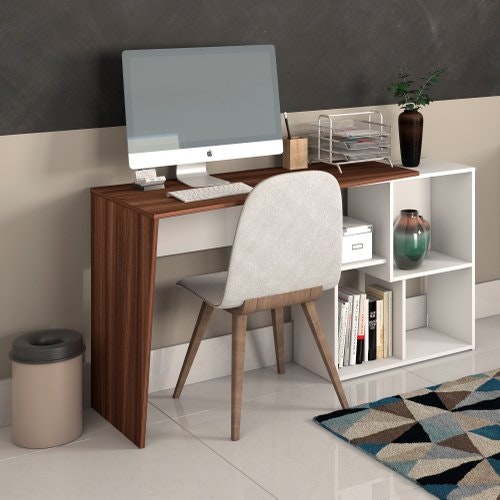 Office Artany Ipê Branco - Madeira Madeira