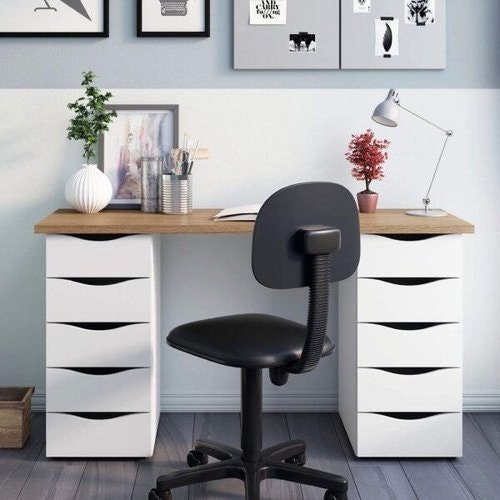 Office Artany Nogal Branco - Madeira Madeira