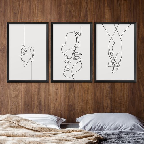 3 quadros decorativos