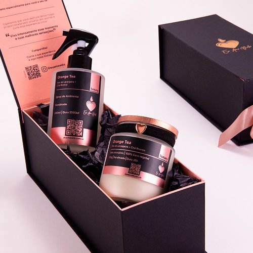 kit com spray e vela