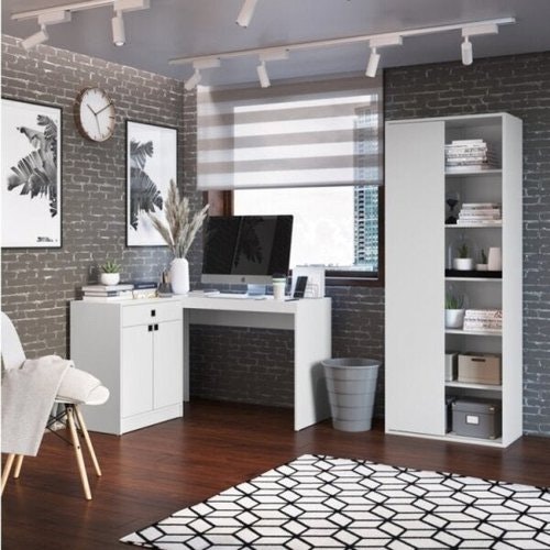Office Placa e Ponto Branco - Madeira Madeira