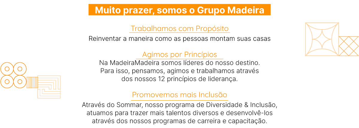 Muito prazer, somos o grupo Madeira