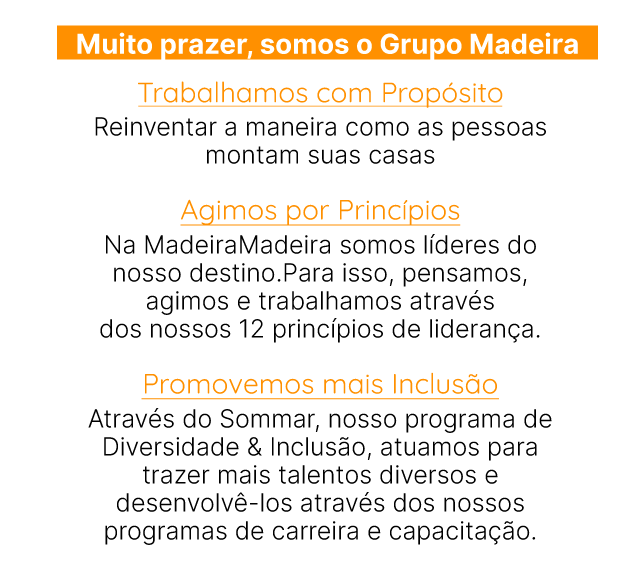 Muito prazer, somos o Grupo Madeira