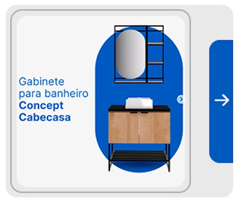 Saiba mais sobre o gabinete para banheiro Concept CabeCasa