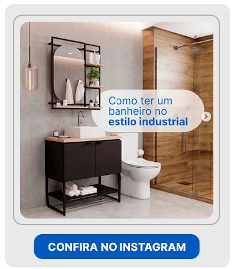 Imagem do banheiro concept na cor preto, confira no instagram